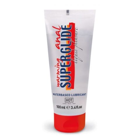 Зігріваючий Анальний лубрикант HOT Anal Superglide warming waterbased, 100 мл
