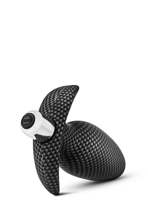 Анальна пробка з вібрацією 3 в 1 BLUSH SPARK THROTTLE AV-01 CARBON FIBER - Зображення 4