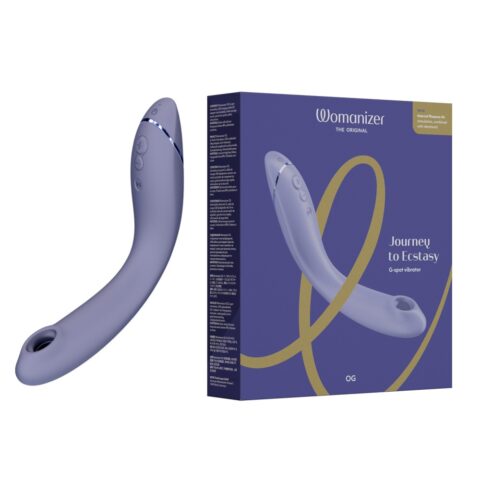 Вібратор для точки G c вакуумною стимуляцією Womanizer OG Lilac