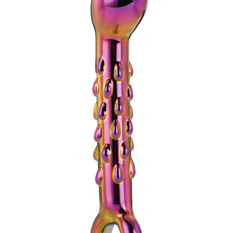 Dt21833 скляний фалоімітатор Dream Toys GLAMOUR GLASS RIBBED G-SPOT DILDO