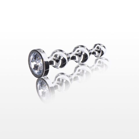 Анальна ялинка металева з каменем Toy Joy Anal Play Diamond Star Beads, Small