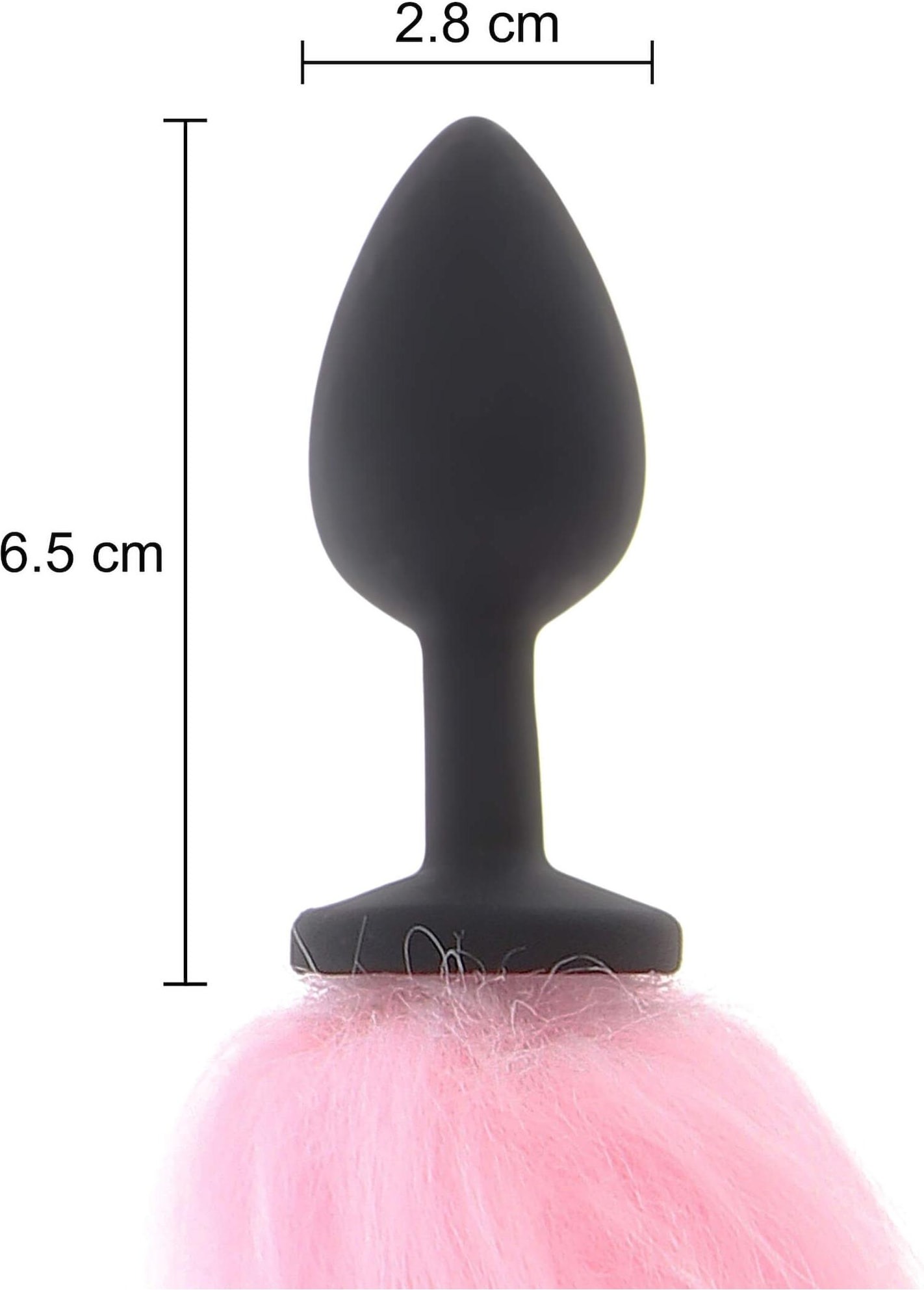 Анальна пробка з хвостом та підсвічуванням Taboom Unicorn Tail & Buttplug LED - Зображення 5