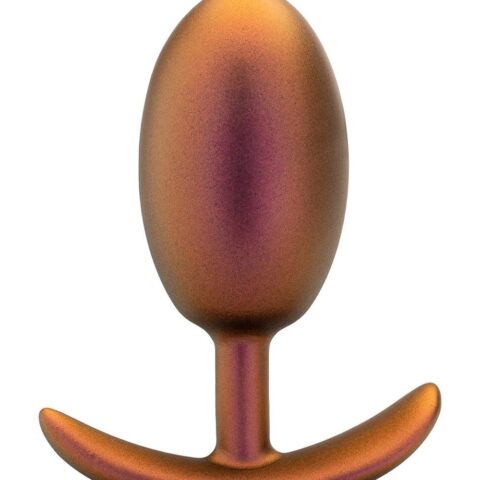Анальна пробка із зміщеним центром тяжіння Blush Anal Adventures Matrix силіконова, рожеве золото
