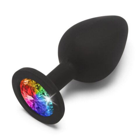 Анальна пробка середня Rainbow Booty Jewel M Toy Joy