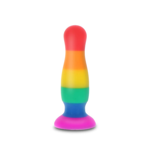 Анальна пробка TOY JOY Fun Stuffer, L, різнокольорова, 12,5 × 3,3 см