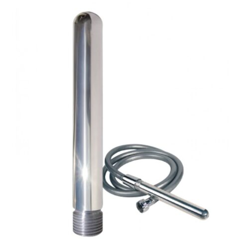Анальний душ зі шлангом Joy Division Aluminium Intimate Douche, сталевий