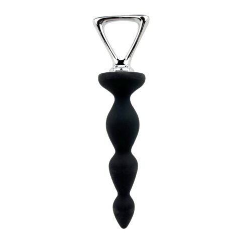 Анальний стимулятор-ялинка Adrien Lastic Arrow з металевим утримувачем, чорний