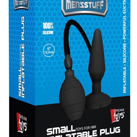 Анальний плаг розширювач із накачуванням Dream Toys Menzstuff Small Inflatable Plug чорний