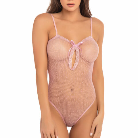 Боді в сітку UNDONE SEE THROUGH BODYSUIT PINK, OS