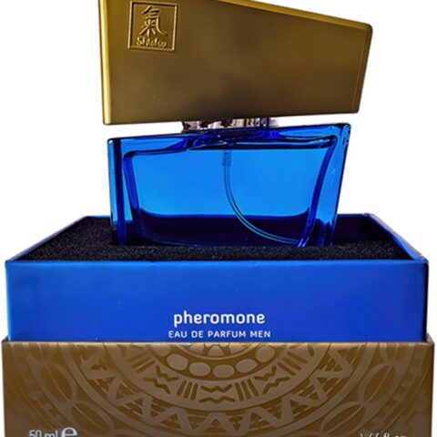 Духи з феромонами чоловічі SHIATSU Pheromone Fragrance men darkblue
