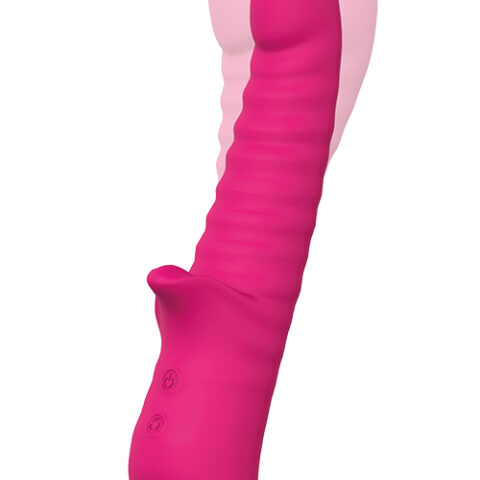 Подвійний вібратор Dream Toys Vibes Of Love Honey Bear Magenta рожевий