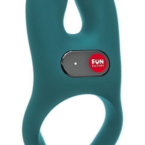 Ерекційне віброкільце Fun Factory Nos бірюзове, 8 см