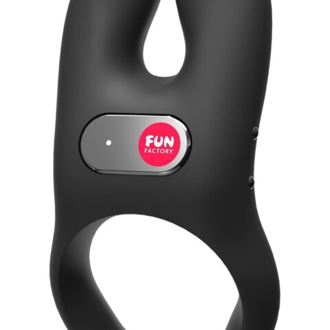 Ерекційне віброкільце Fun Factory Nos чорне, 8 см