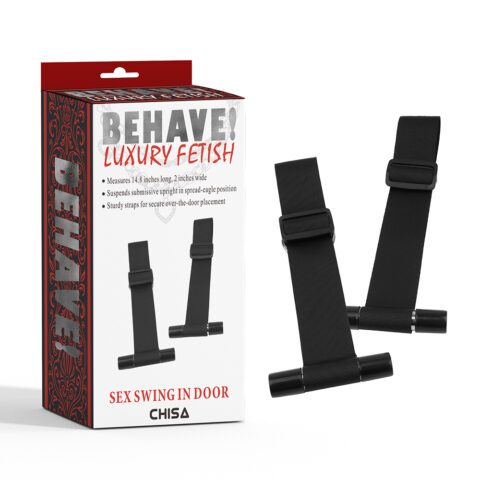 Фіксатори на двері Chisa Behave! Sex Swing In Door, чорні