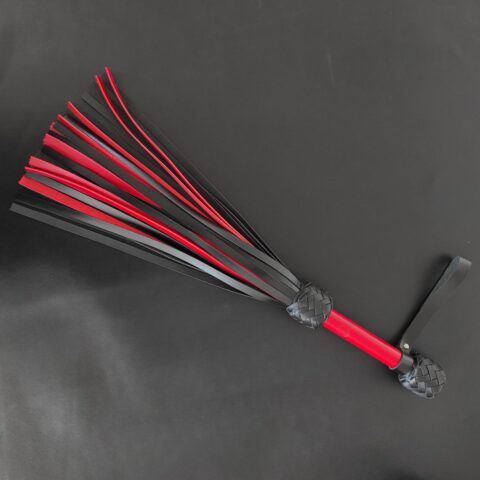 Флогер модель Flog3-35хвостів RED/Black (Шкіра) N
