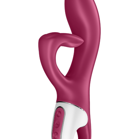 Гнучкий подвійний вібратор SATISFYER EMBRACE ME бордовий