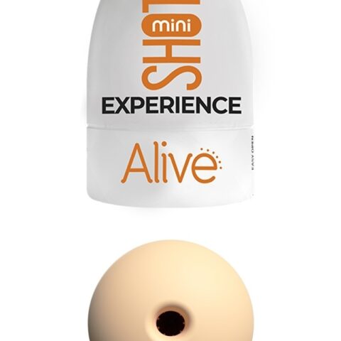 Кишеньковий мастурбатор Alive Mini Shot Experience бежевий