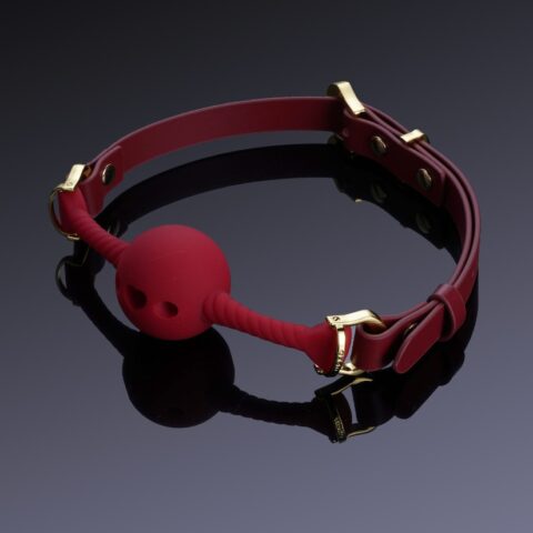 Кляп кулька з отворами у вигляді серця UPKO Desire for Mouth Bondage Collection