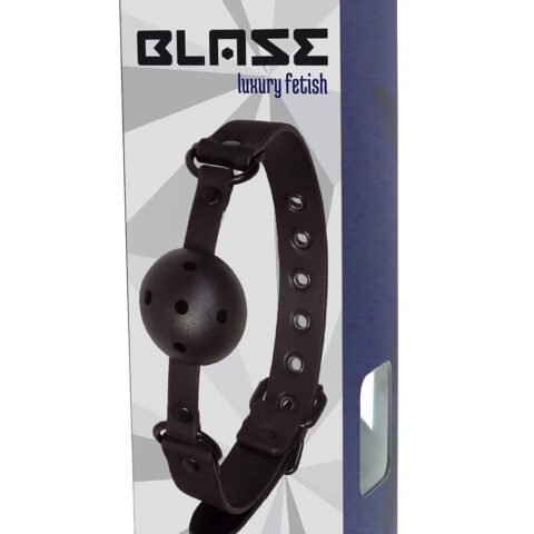 Кляп з кулькою Dream toys BLAZE Luxury Fetish чорний