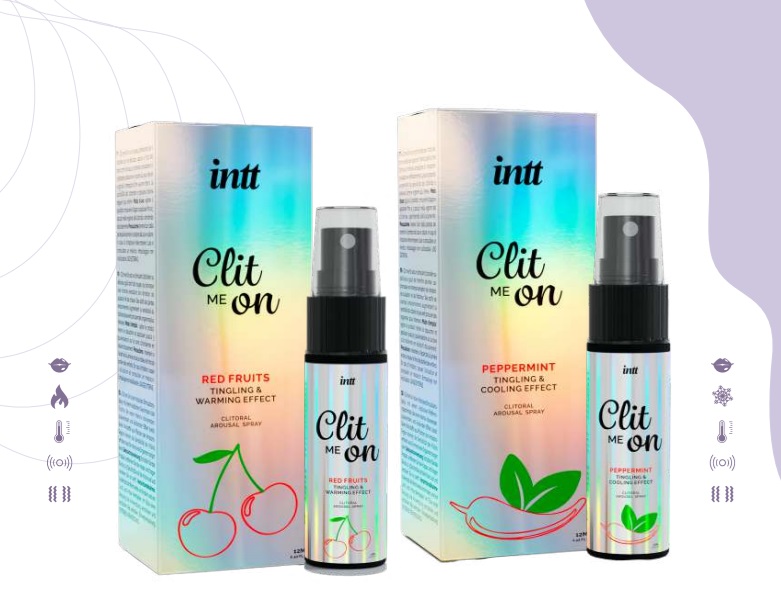 Кліторальні краплі з ефектом, що звужує і зігріває INTT Clit Me On Red Fruits червоних фруктів, 12 мл - Зображення 2