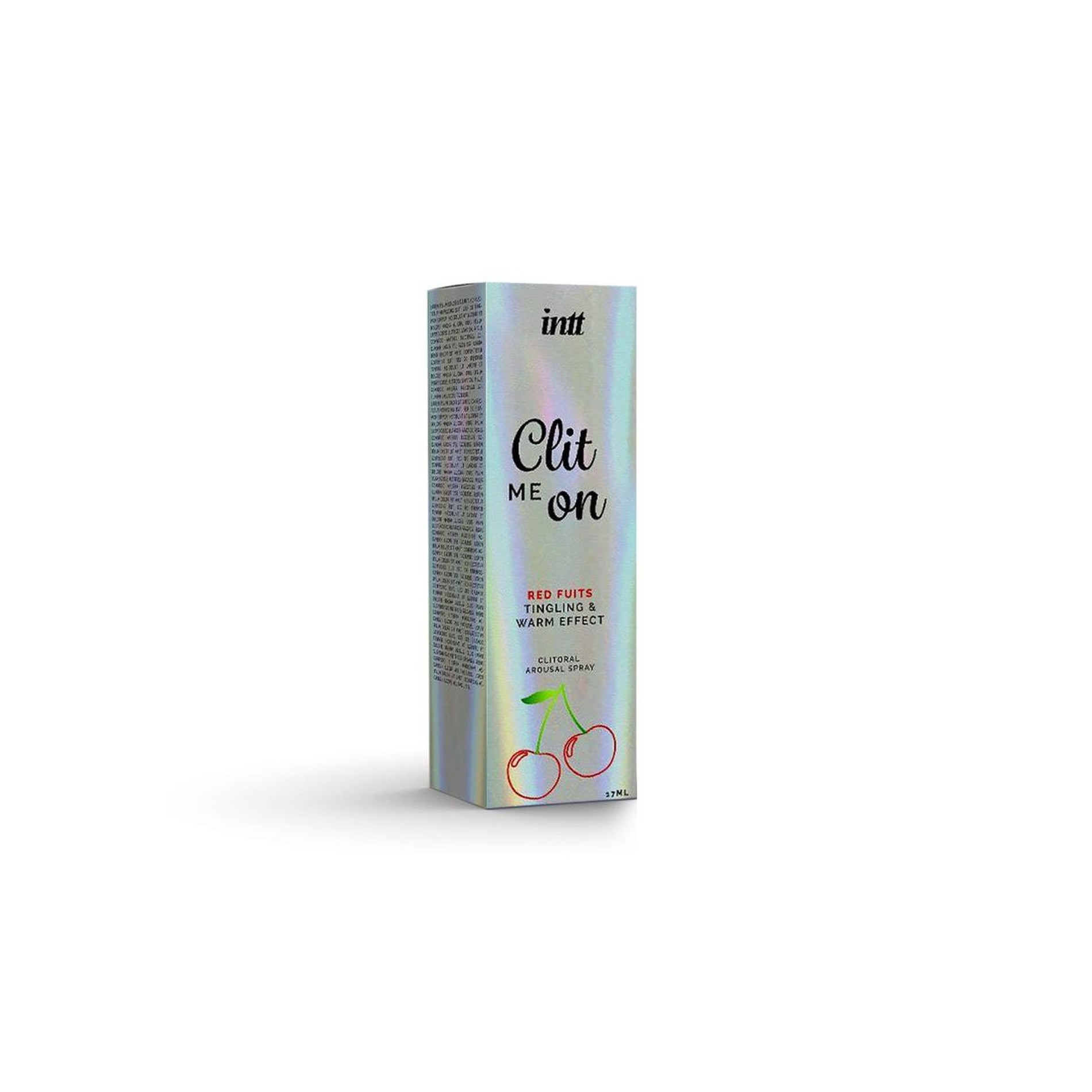 Кліторальні краплі з ефектом, що звужує і зігріває INTT Clit Me On Red Fruits червоних фруктів, 12 мл - Зображення 5