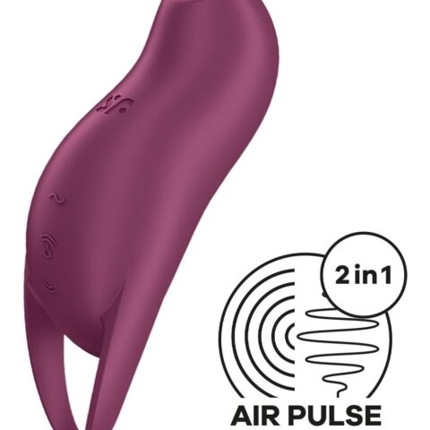 Кліторальний стимулятор із повітряними імпульсами Satisfyer Pocket Pro 1 фіолетовий