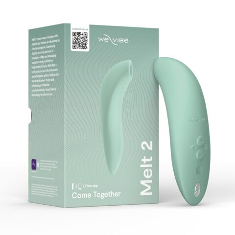 Кліторальний вакуумний смарт-стимулятор We-Vibe Melt 2 м'ятний