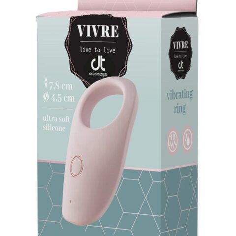 Кільце ерекційне з вібрацією Dream Toys Vivre Cockring Bibi рожеве