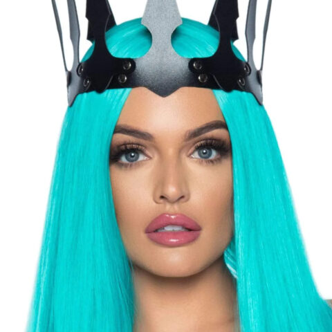 Корона з гострими зубцями Leg Avenu Faux leather spiked crown O/S