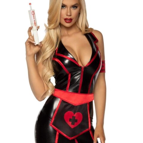Костюм сексуальної медсестри S Naughty Nurse Leg Avenue, 4 предмети