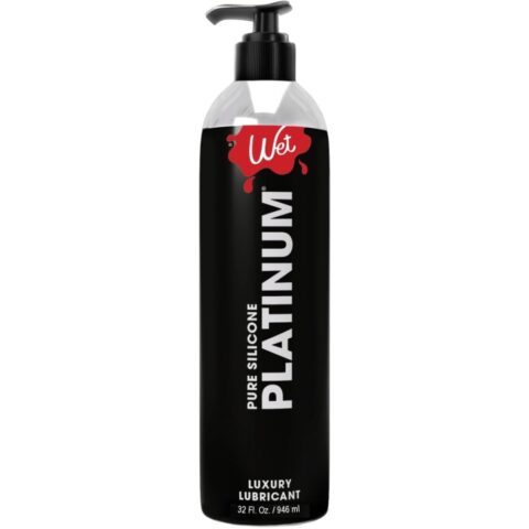 Лубрикант універсальний Wet Platinum Premium на силіконовій основі, 946 мл