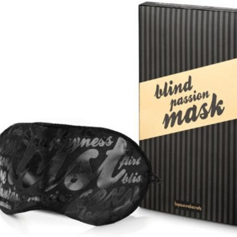 Маска на очі для чуттєвих ігор Bijoux Indiscrets Blind Passion, чорна
