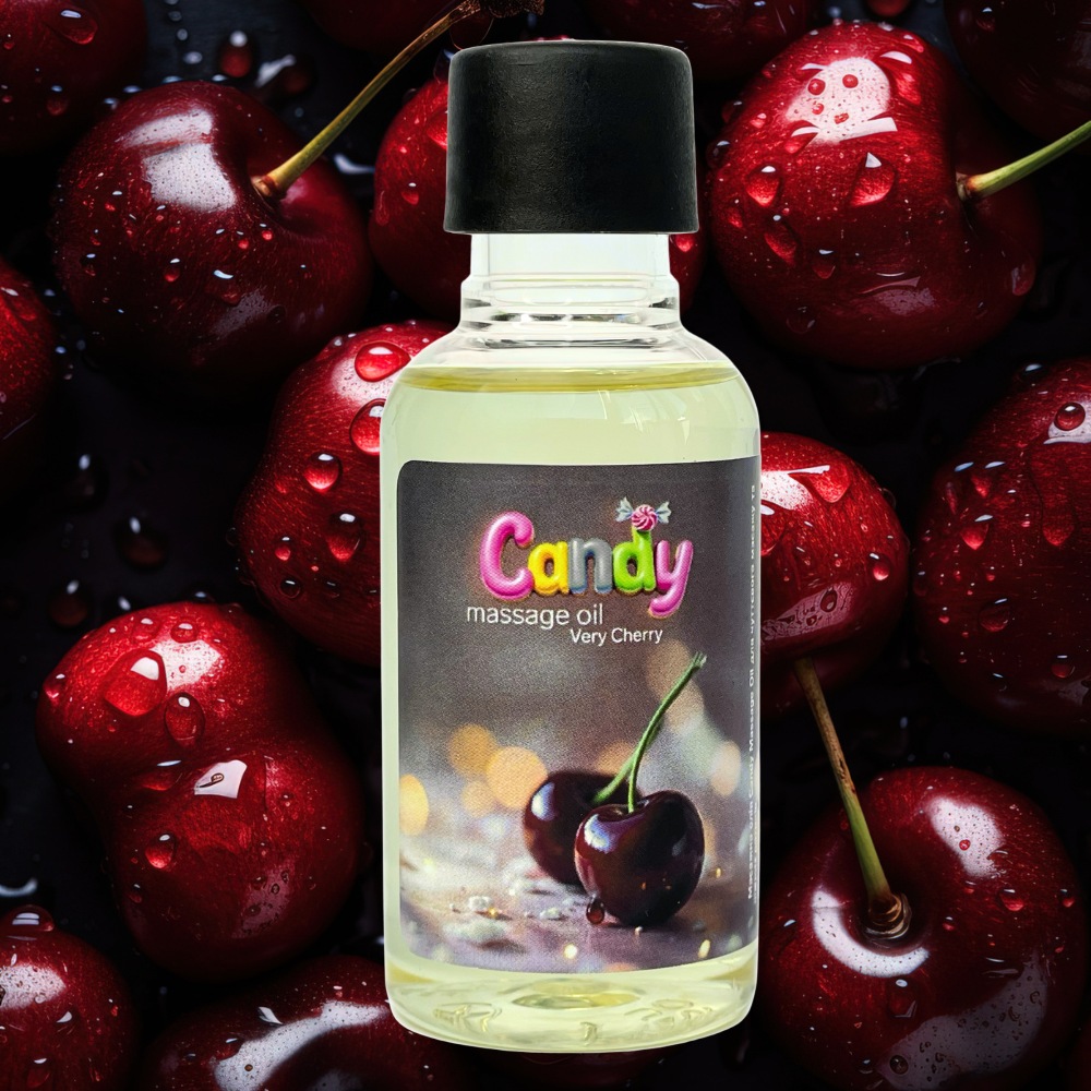 Олія масажна Candy з ароматом Вишня, 50 мл - Зображення 2