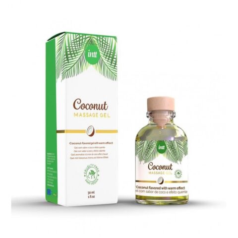 Масажний гель для інтимних зон з розігріваючим ефектом Intt Coconut та ароматом кокосу, 30 мл