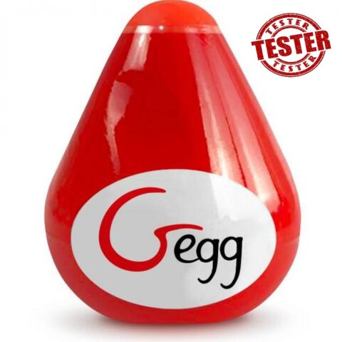Мастурбатор-Яйце багаторазовий Gvibe Gegg червоний (при покупці 3 од., подарунок за 1 грн)