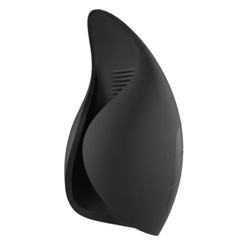 Мастурбатор з вібрацією Dream Toys Essentials, відкритий, нереалістичний, чорний, 13 см