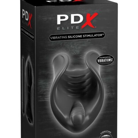Мастурбатор з віброкулею Pipedream PDX Elite нереалістичний, чорний, 10 см