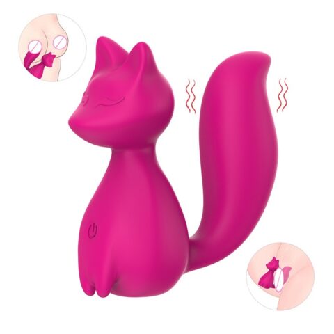 Міні-вібратор кліторальний Every Night Toys Doris у формі лисиці , 10 режимів вібрації