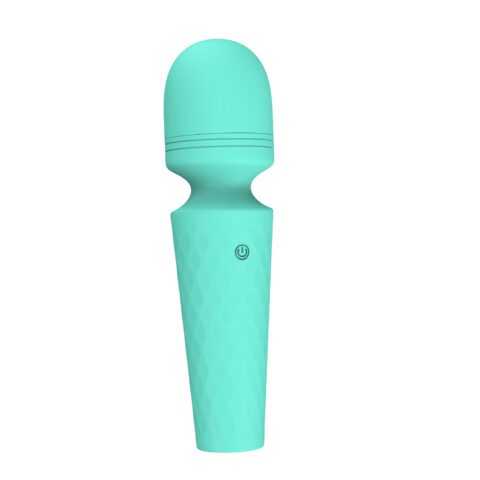 Міні-вібратор мікрофон Every Night Toys Sharon бірюзовий, 10 режимів вібрації