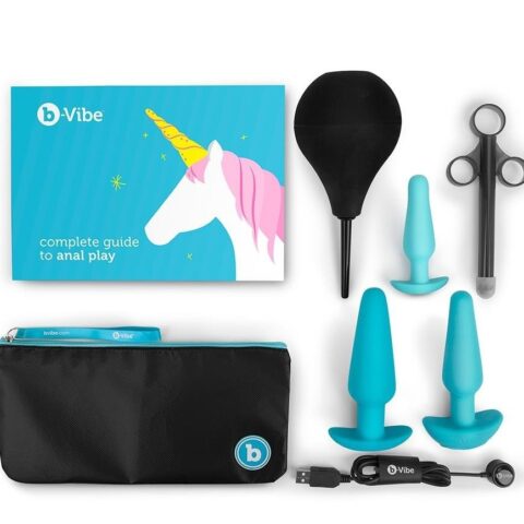 Набір для анального сексу B-Vibe Anal Training 7 предметів, синій