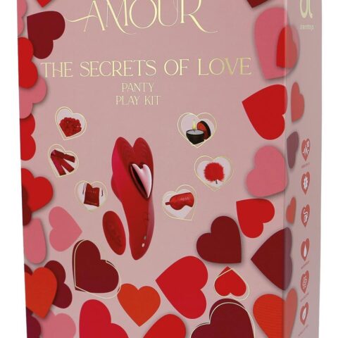 Набір еротичних аксесуарів Dream Toys Amour The Secrets Of Love червоний, 7 шт.