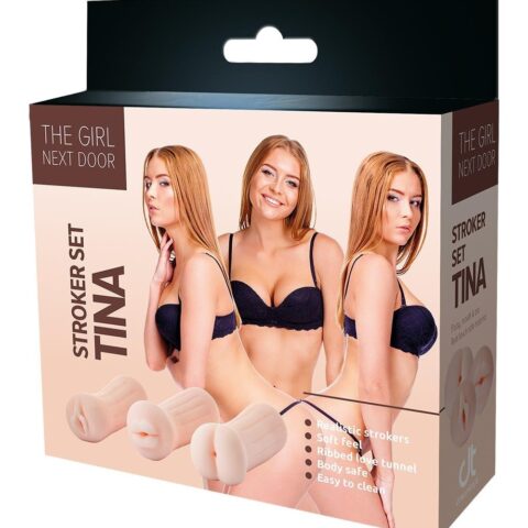 Набір мастурбаторів Dream Toys The Girl Next Door Tina тілесний, 3 шт.