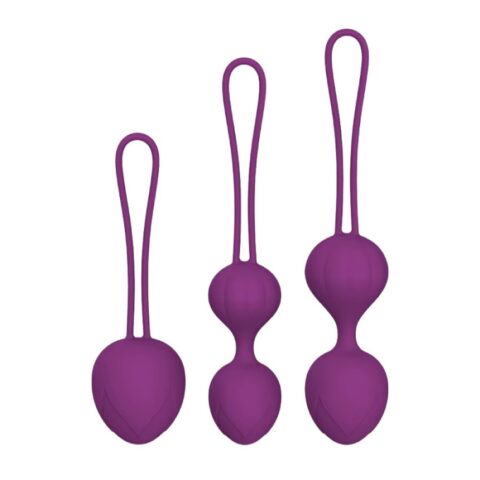 Набір вагінальних кульок Every Night Toys Wendy, 3 шт, лавандовий