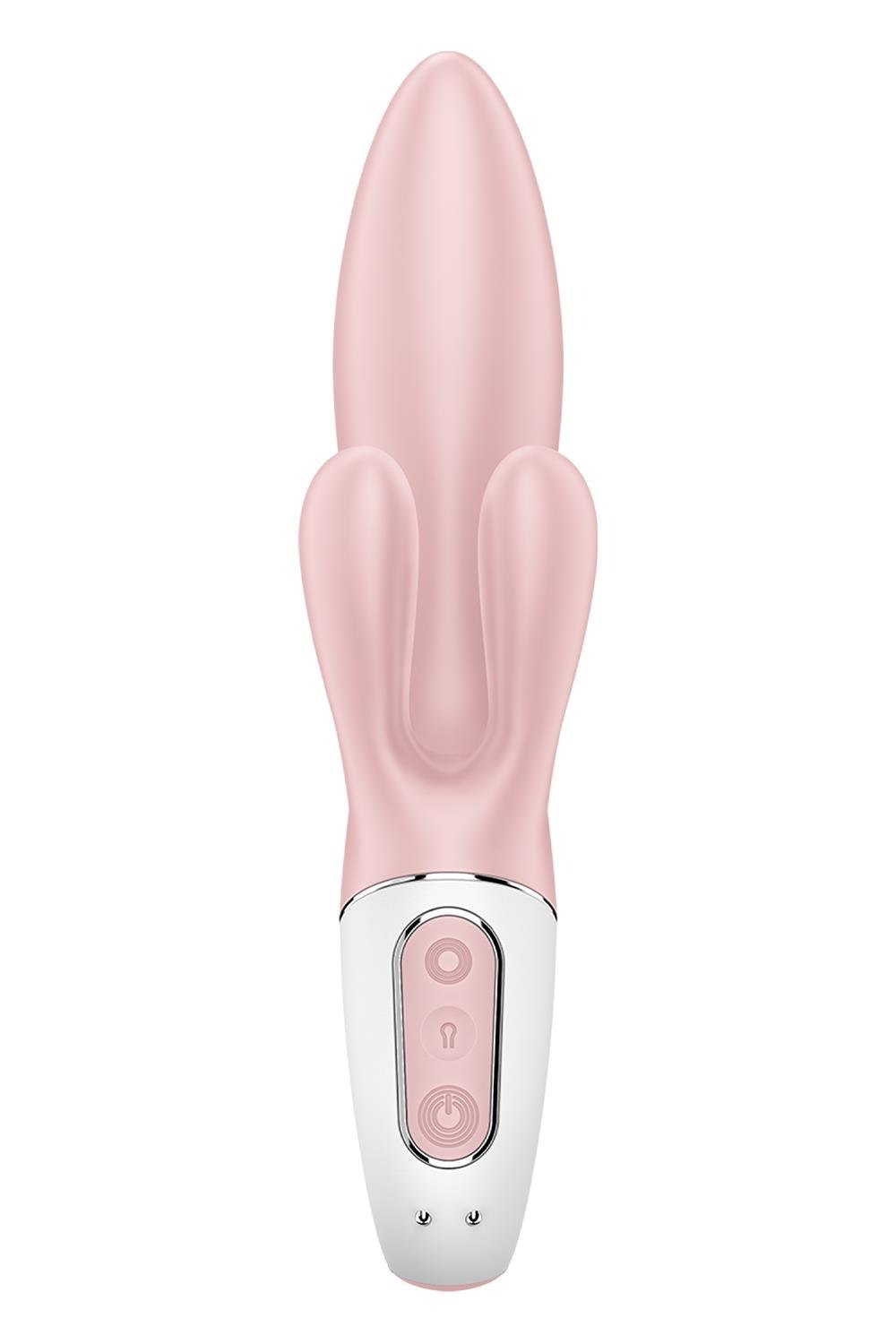 Надувний вібратор-кролик Satisfyer Air Pump Bunny 3 рожевий - Зображення 3