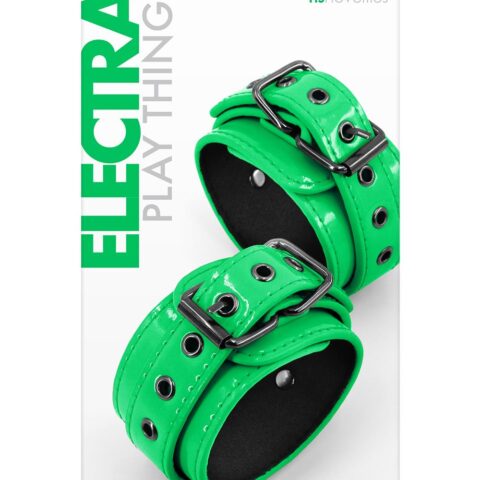 Наручники NS Novelties ELECTRA WRIST CUFFS GREEN