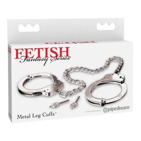 Окови на ноги металеві Pipedream Fetish Fantasy Series сріблясті