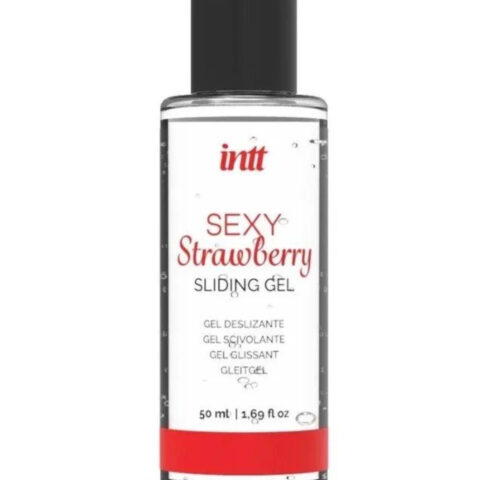 Оральний лубрикант зі смаком полуниці Sexy Strawberry Intt, на водній основі, 50 мл