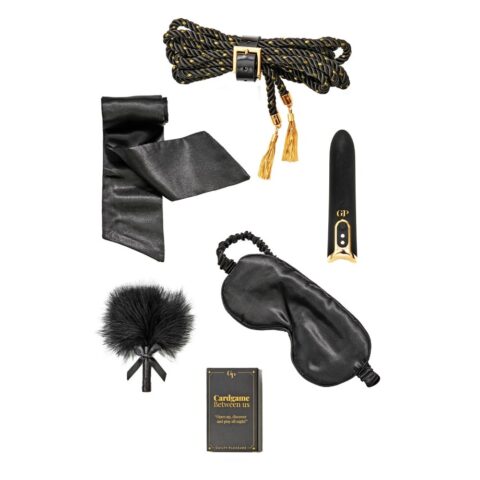 Подарунковий набір БДСМ Guilty Pleasure Subtle Spark, чорний, 6 предметів
