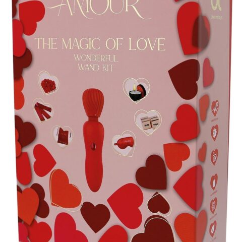 Подарунковий набір секс-девайсів, Магія кохання, Dream Toys AMOUR THE MAGIC OF LOVE червоний