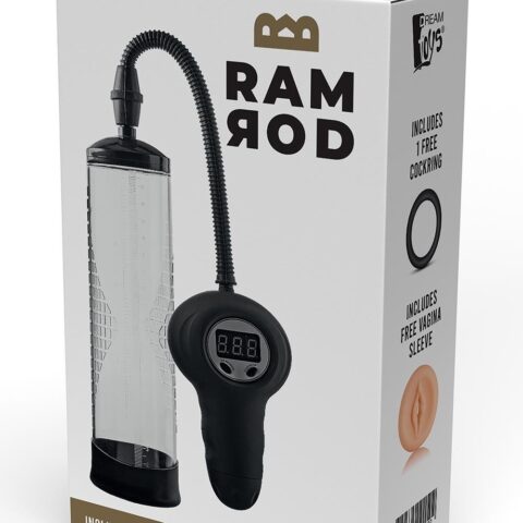 Помпа вакуумна автоматична Dreamtoys Ramrod з манометром, прозора